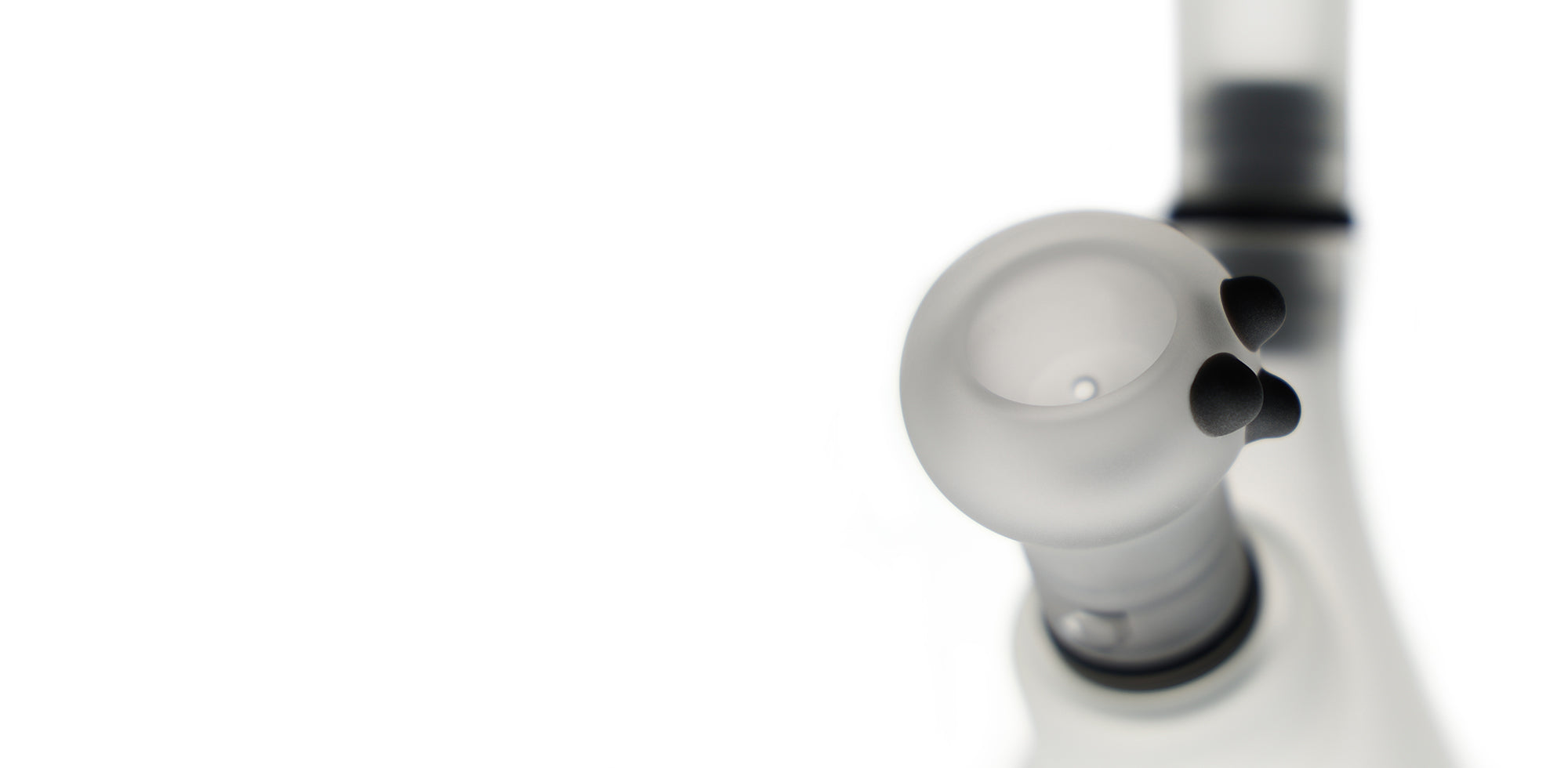 frosted triple hole bowl