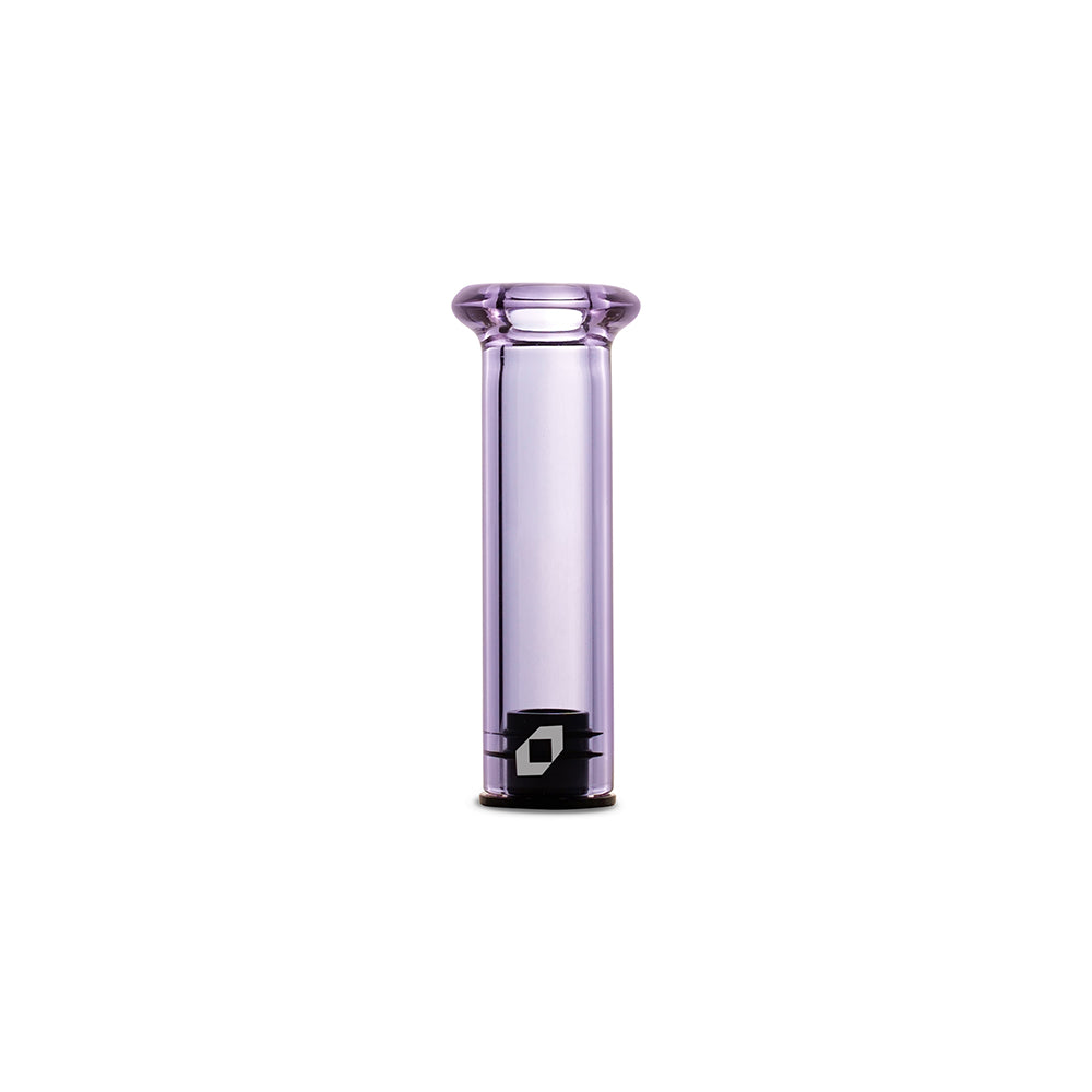 atomic purple colored borosilicate glass straight neck mouthpiece