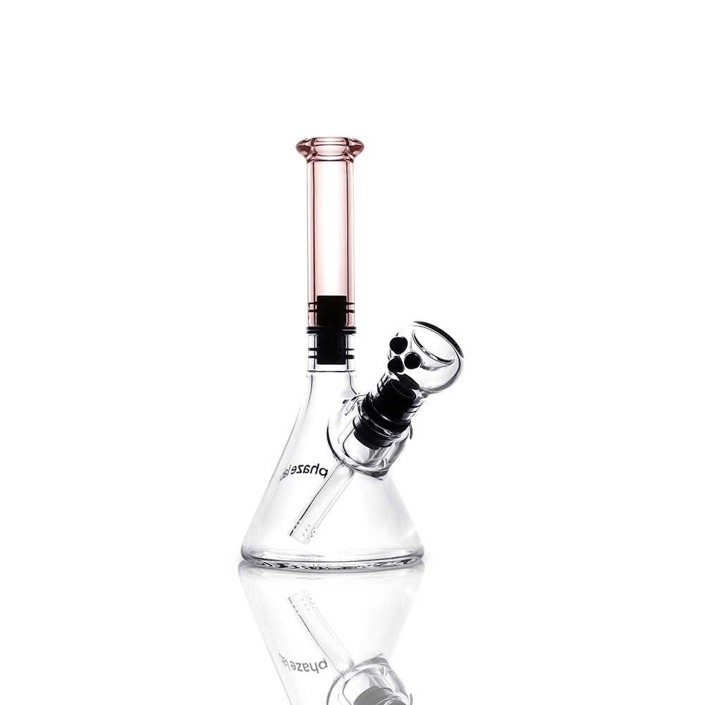 modular magnetic waterpipe with pink lemonade color neck