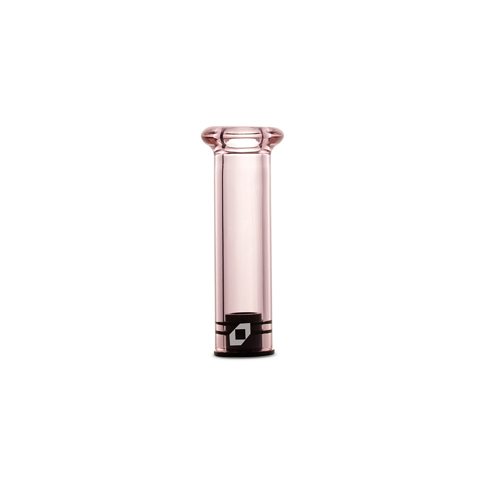 pink lemonade colored borosilicate glass straight neck mouthpiece