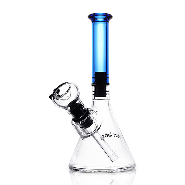 Light Cobalt Mouthpiece on Water Pipe