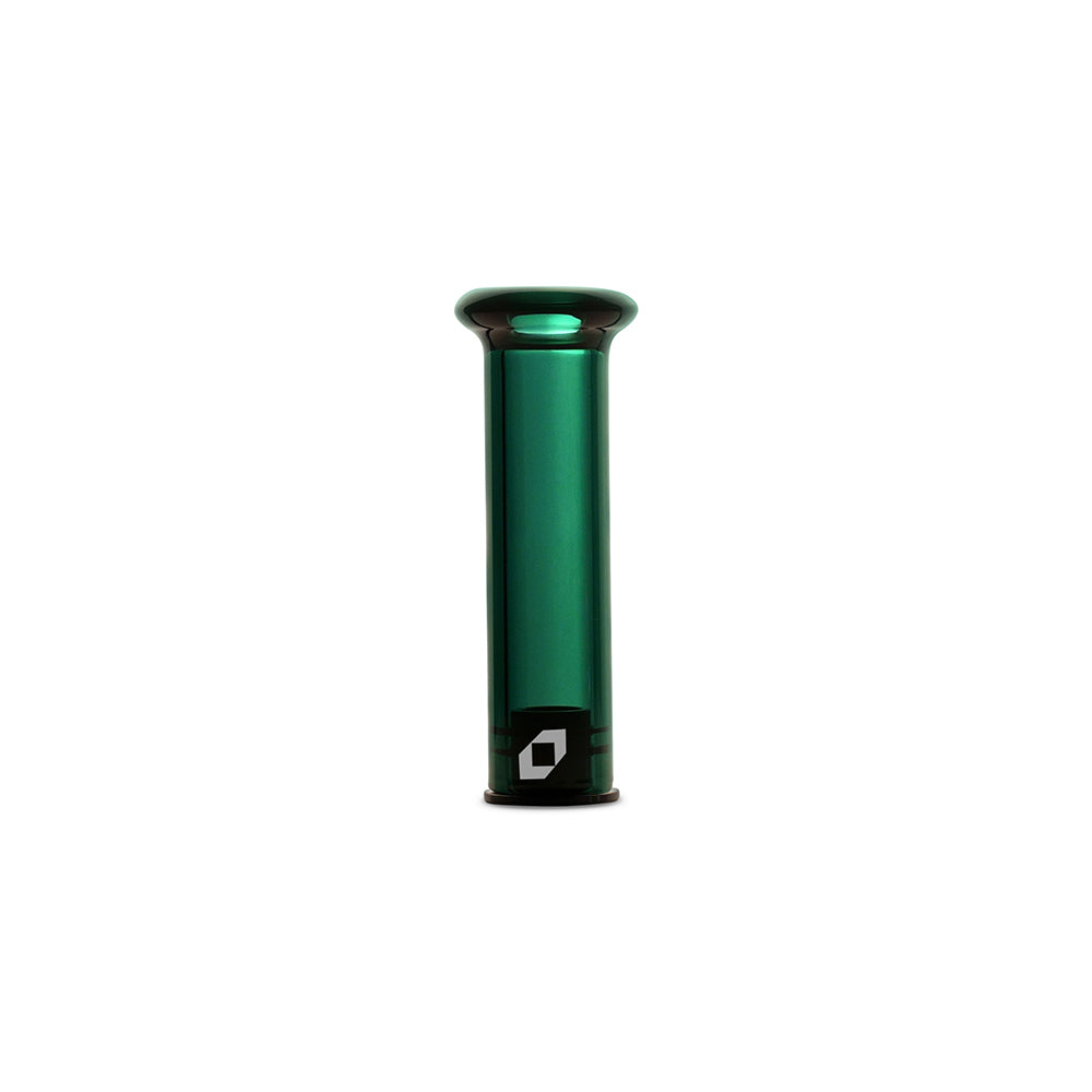 forest green colored borosilicate glass straight neck mouthpiece